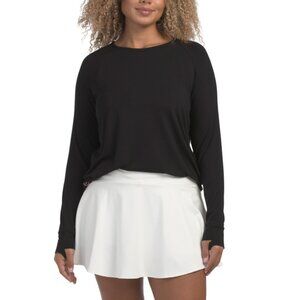 SWING CONTROL Black Breathable Long Sleeve Tee